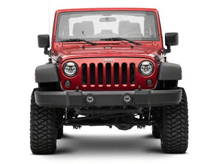 Raxiom Axial Series LED Amber Turn Signals (SMOKED): Jeep Wrangler (07-18) w/ Black ABS Housing