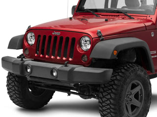 Raxiom Axial Series LED Amber Turn Signals (SMOKED): Jeep Wrangler (07-18) w/ Black ABS Housing