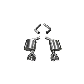 CORSA Sport Axle-Back Exhaust Twin Polished Tips (REAR): Challenger R/T Scat Pack 6.4L / SRT 6.2L / R/T 5.7L 2015-2023
