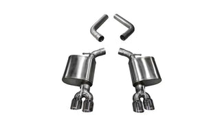 CORSA Sport Axle-Back Exhaust Twin Polished Tips (REAR): Challenger R/T Scat Pack 6.4L / SRT 6.2L / R/T 5.7L 2015-2023