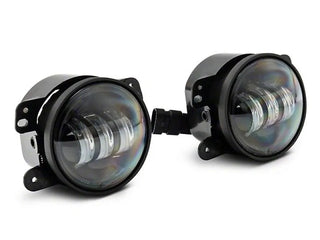 Raxiom Axial Series Tri-Bar White LED Fog Lights: Fits Most Jeep Wrangler JK/JL Models (2007-2026)