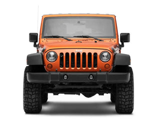 Raxiom Axial Series Tri-Bar White LED Fog Lights: Fits Most Jeep Wrangler JK/JL Models (2007-2026)