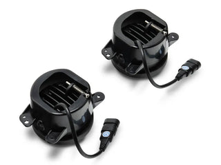 Raxiom Axial Series Tri-Bar White LED Fog Lights: Fits Most Jeep Wrangler JK/JL Models (2007-2026)