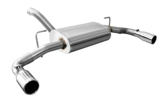 CORSA Touring Axle-Back Exhaust Polished Tips (REAR): Jeep Wrangler JL 2018-2024 2.0L/3.6L