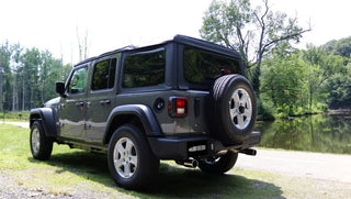 CORSA Touring Axle-Back Exhaust Polished Tips (REAR): Jeep Wrangler JL 2018-2024 2.0L/3.6L