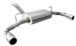 CORSA Sport Axle-Back Exhaust (REAR): Jeep Wrangler JL (18-26) 2.0L I4 / 3.6L V6 - Polished