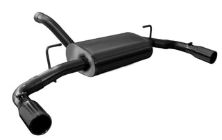 Corsa Sport Axle-Back Exhaust System (Black Tips): Jeep Wrangler JL 2018 - 2025 (2.0L I4 / 3.6L V6)