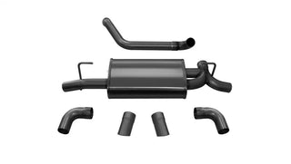CORSA Sport Axle-Back Exhaust (REAR): Jeep Wrangler JL (18-25) 2.0L I4 / 3.6L V6 - Black