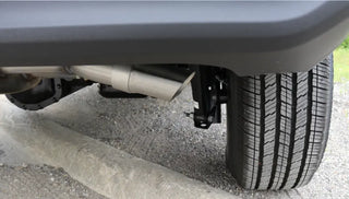 CORSA Sport Axle-Back Exhaust (REAR): Jeep Wrangler JL (18-25) 2.0L I4 / 3.6L V6 - Black