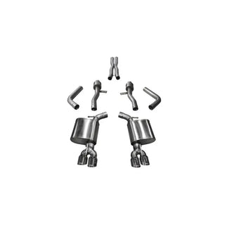 Corsa Sport Cat-Back Exhaust System (Polished Tips): Dodge Challenger 5.7L Hemi 2017 - 2023