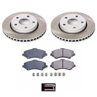 PowerStop Z17 Semi-Coated Rotor Brake Kit (FRONT): Fits Most Jeep Wrangler Models (2007-2018)