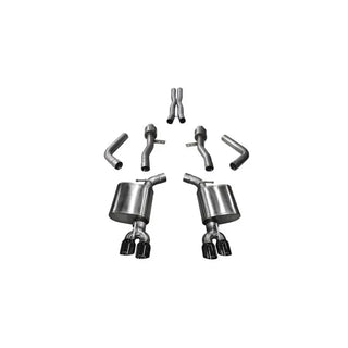 Corsa Sport Cat-Back Exhaust System (Black Tips): Dodge Challenger 5.7L Hemi 2017 - 2023