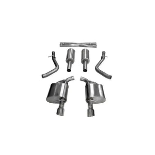 CORSA Sport Cat-Back Exhaust (REAR): Dodge Charger / Chrysler 300 5.7L Hemi (15-24) w/ Polished Tips