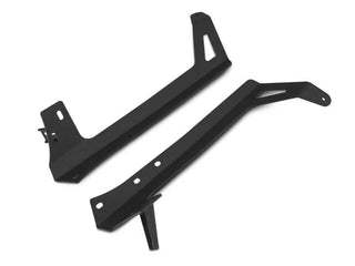 Raxiom 50" LED Light Bar Windshield Mount w/ Aux Bracket: Jeep Wrangler 2007-18