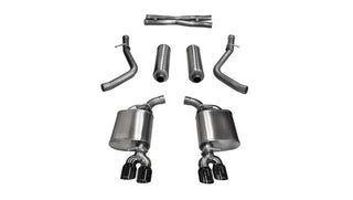 Corsa Xtreme Cat-Back Exhaust System (Black Tips): Dodge Challenger 5.7L Hemi 2015 - 2016
