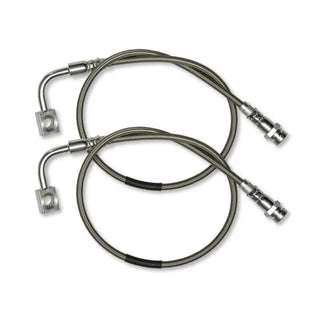 Rock Krawler Long Travel SS Front Brake Lines: Jeep Wrangler 3.6L / 3.8L (07-18)