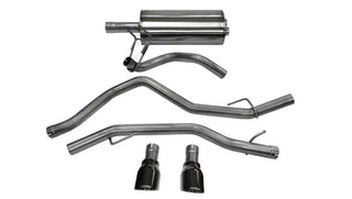 Corsa Sport Cat-Back Exhaust System (Black Tips): Dodge Ram 5.7L Hemi 1500 2009 - 2018