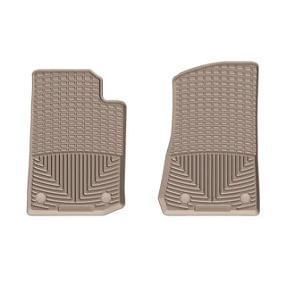 WeatherTech Front Rubber Mats: Jeep Wrangler / Gladiator (07-26) - Tan