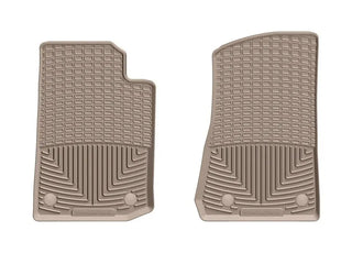 WeatherTech Front Rubber Mats: Jeep Wrangler / Gladiator (07-26) - Tan