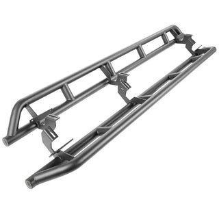 Rugged Ridge RRC Rocker Guards: Fits Most Jeep Gladiator Models (2018-2026) - Satin Black