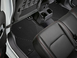 WeatherTech Rear Rubber Mats (REAR): Fits Most Jeep Gladiator Models (2018-2026) - Black
