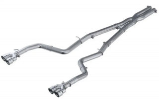 MBRP Cat Back Exhaust System (Race Profile, Polished Tips): Dodge Challenger 5.7L Hemi 2015 - 2016
