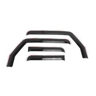Putco Element Tinted Window Visors Set (F&R): Jeep Gladiator / Wrangler (05-26)
