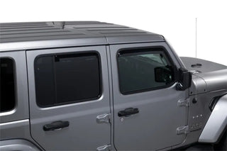 Putco Element Tinted Window Visors Set (F&R): Jeep Gladiator / Wrangler (05-26)