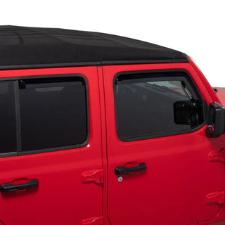 Putco Element Tinted Window Visors Set (F&R): Jeep Gladiator / Wrangler (05-26)