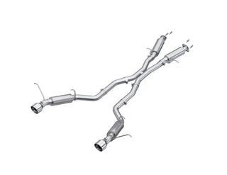 MBRP Cat Back Exhaust System (Polished Tips, Aluminized): Jeep Grand Cherokee 6.4L SRT 2012 - 2021