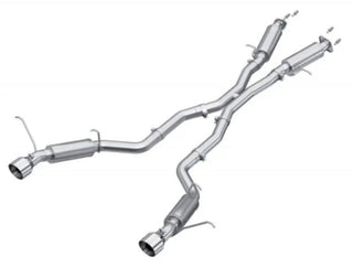 MBRP Cat Back Exhaust System (Polished Tips, Aluminized): Jeep Grand Cherokee 6.4L SRT 2012 - 2021