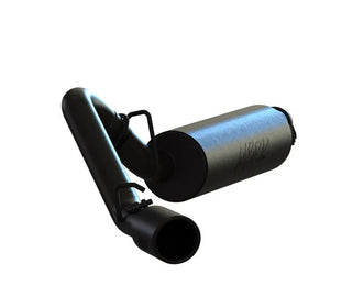 MBRP Cat Back Exhaust System (Single Side Exit, Black): Jeep Wrangler TJ 1997 - 1999 (2.5L & 4.0L)