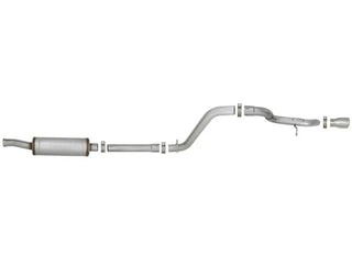 AFE MACH Force-Xp Axle-Back Hi-Tuck Exhaust System (Polished Tip): Jeep Wrangler JL 3.6L V6 2018 - 2025