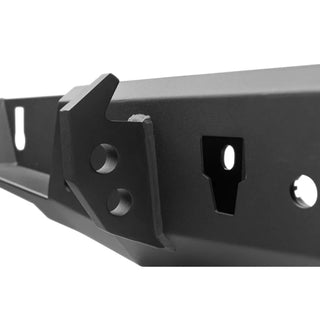 Rugged Ridge HD Series Steel Rear Bumper: Fits Most Jeep Gladiator Models (2018-2026) - Satin Black
