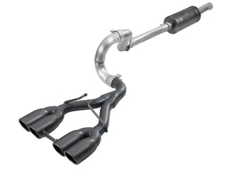 AFE Rebel Series Cat-Back Exhaust System (Black Tips): Jeep Wrangler JL 3.6L V6 2018 - 2025