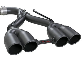 AFE Rebel Series Cat-Back Exhaust System (Black Tips): Jeep Wrangler JL 3.6L V6 2018 - 2025