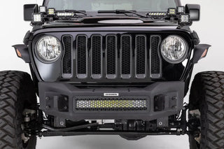 Go Rhino Rockline Winch Ready Front Stubby Bumper (FRONT): Fits Jeep Wrangler / Gladiator (07-26)