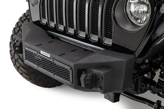 Go Rhino Rockline Winch Ready Front Stubby Bumper (FRONT): Fits Jeep Wrangler / Gladiator (07-26)