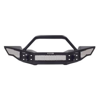 Go Rhino Rockline Full Width Front Bumper w/ Overrider (FRONT): Jeep Wrangler / Gladiator (07-26)