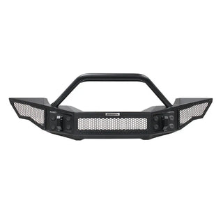 Go Rhino Rockline Full Width Front Bumper w/ Overrider (FRONT): Jeep Wrangler / Gladiator (07-26)