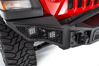 Go Rhino Rockline Full Width Front Bumper w/ Overrider (FRONT): Jeep Wrangler / Gladiator (07-26)