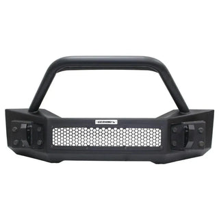 Go Rhino Rockline Front Stubby Bumper w/ Overrider: Fits Jeep Wrangler / Gladiator (07-26)