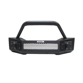 Go Rhino Rockline Front Stubby Bumper w/ Overrider: Fits Jeep Wrangler / Gladiator (07-26)