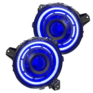 ORACLE Lighting Oculus Bi-LED Projector Headlights w/o Controller: Jeep Wrangler / Gladiator (07-26)