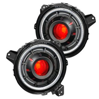 ORACLE Lighting Oculus Bi-LED Projector Headlights w/o Controller: Jeep Wrangler / Gladiator (07-26)