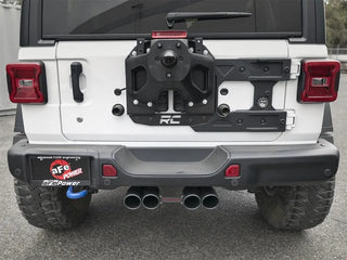 AFE Rebel Series Cat-Back Exhaust System (Black Tips): Jeep Wrangler JL 3.6L V6 2018 - 2025