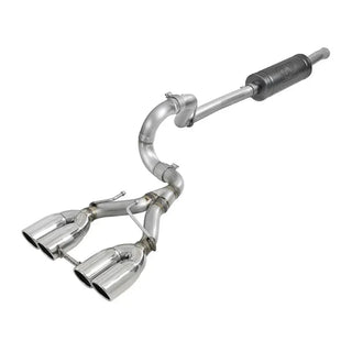 AFE Rebel Series Cat-Back Exhaust System (Polished Tips): Jeep Wrangler JL 3.6L V6 2018 - 2025
