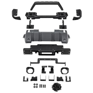 Rugged Ridge Venator Modular Front Bumper (FRONT) - Black: Fits Jeep Wrangler / Gladiator (07-26)