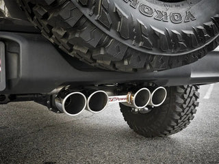 AFE Rebel Series Cat-Back Exhaust System (Polished Tips): Jeep Wrangler JL 3.6L V6 2018 - 2025