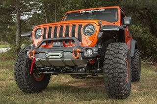 Rugged Ridge Venator Modular Front Bumper (FRONT) - Black: Fits Jeep Wrangler / Gladiator (07-26)
